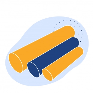 Труба оцинкованная электросварная прямошовная 355.6х9 мм Ст2пс ГОСТ 10704-91