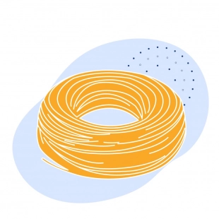 Канат авиационный нержавеющий 8 мм 6х7(1+6)+1х7(1+6) ГОСТ 2172-80