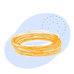 Канат одинарной свивки ЛК-О 1.2 мм ГОСТ 3062-80