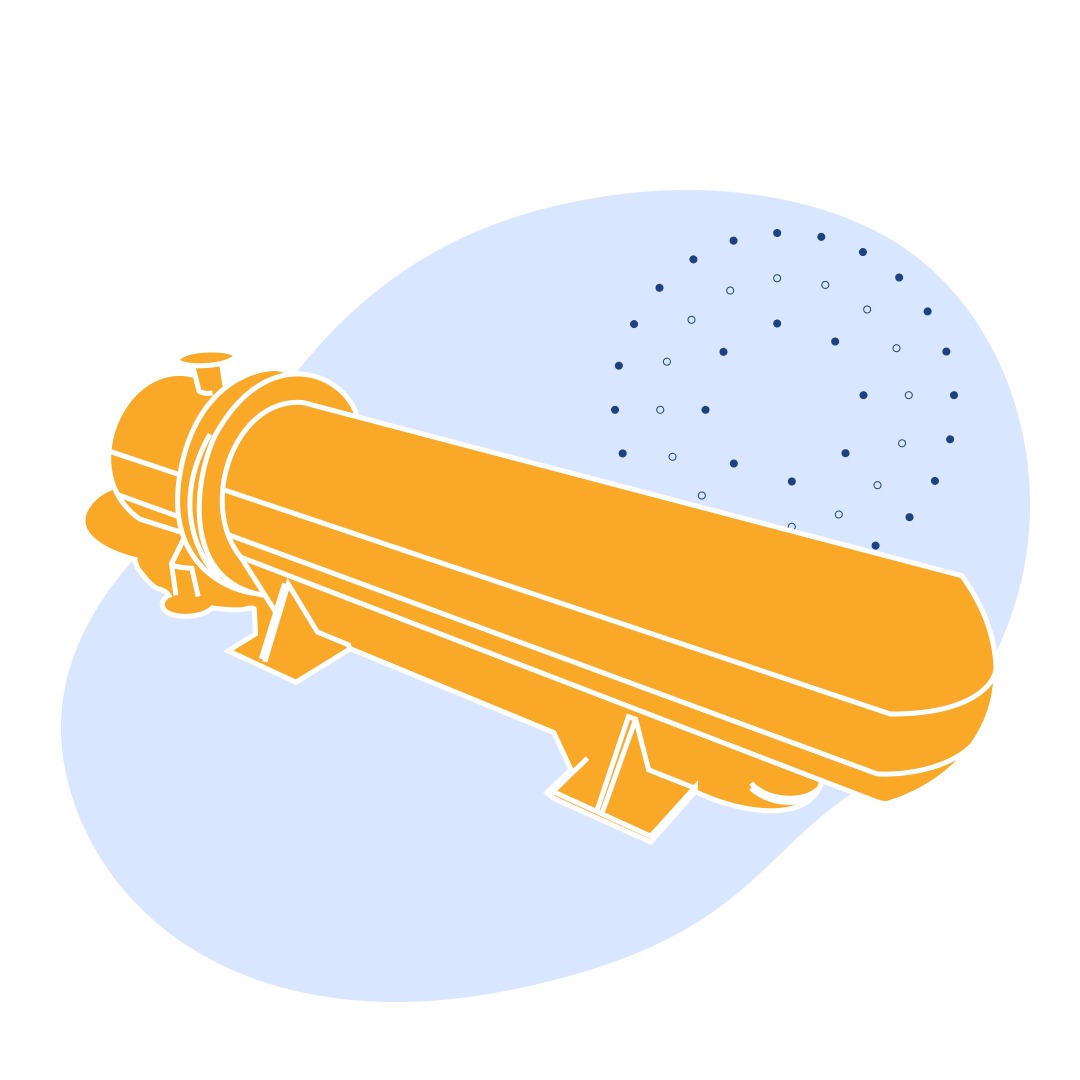 Пароводяной подогреватель 176 шт 1.52 Гкал/час 76 т/час 530x2720 мм 16 м2