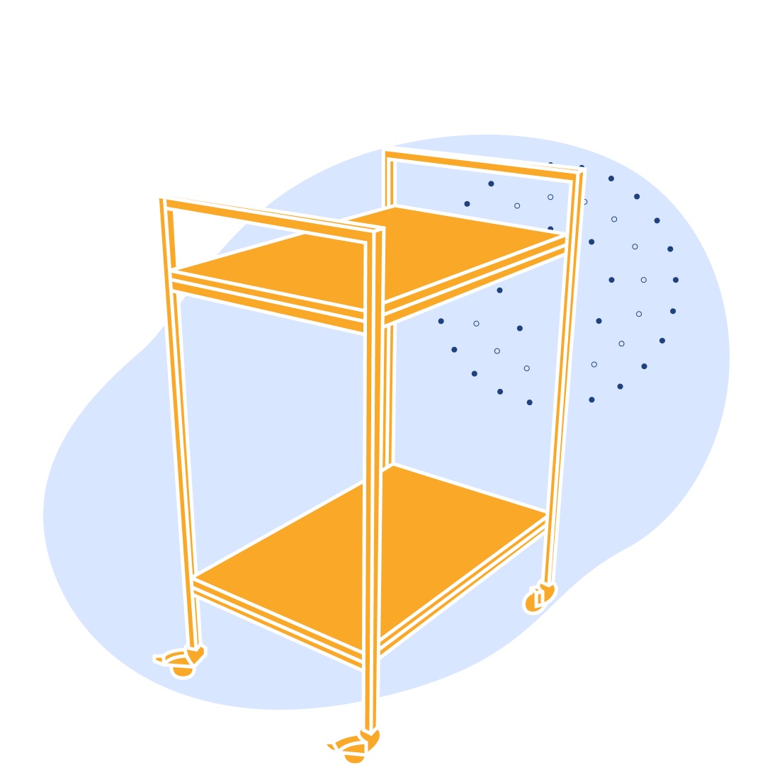 Стол-приставка 600 СПрКг п Квадро керамогранитная плитка 600х600х900 мм
