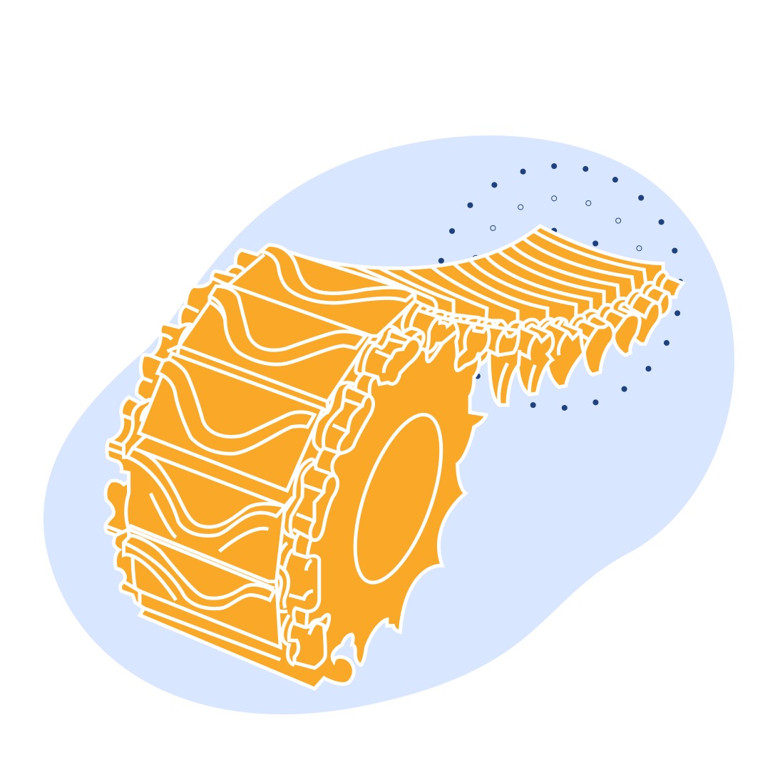 Металлический трак ГЛТ 1-1-02 28.4 кг