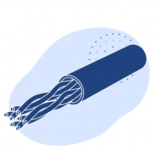 Кабель связи бронированный 30 пар 0.4 мм ТППэпБ ГОСТ 31943-2012