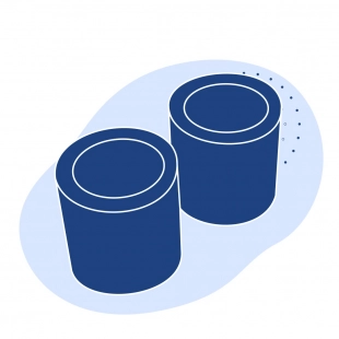 Капролоновая втулка 75х1000 мм белая PA 6