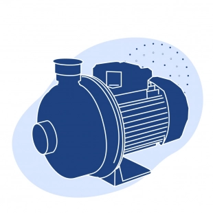 Пищевой центробежный насос ОНЦ3-12/10 без электродвигателя