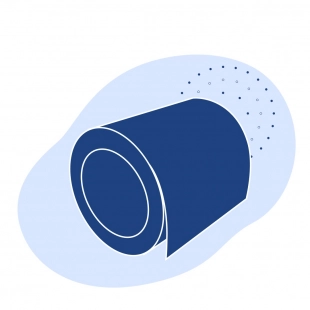 Рулон с полимерным покрытием 1.6 мм ПВХ ГОСТ 34180-2017