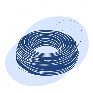 Канат авиационный нержавеющий 8 мм 6х7(1+6)+1х7(1+6) ГОСТ 2172-80