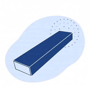 Труба стальная профильная прямоугольная 250х140х6.5 мм 09Г2С ГОСТ 32931-2015