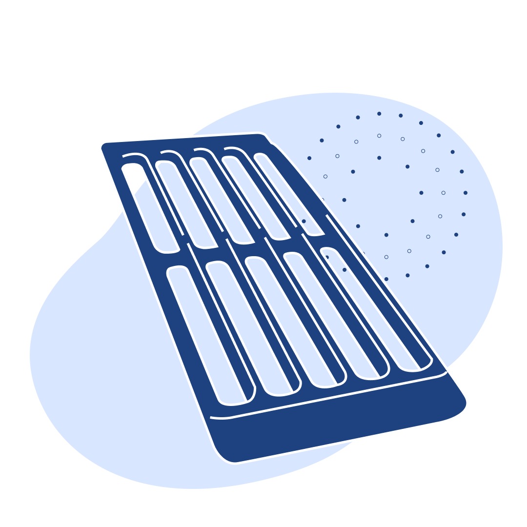 Чугунный колосник 300 мм СЧ18