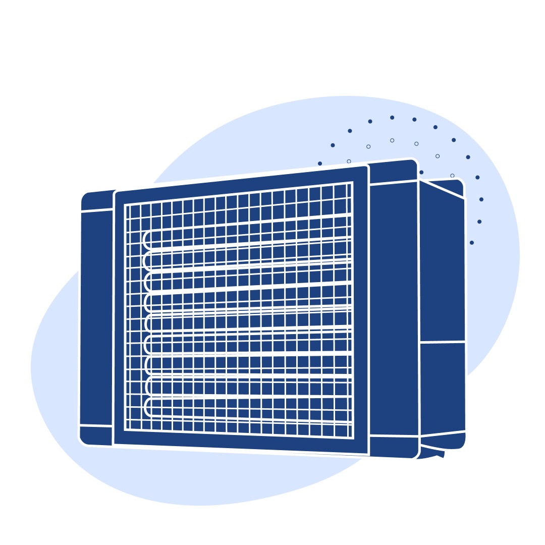 Электрокалорифер 435x610x745 мм 16 кВт 3000 м3/час